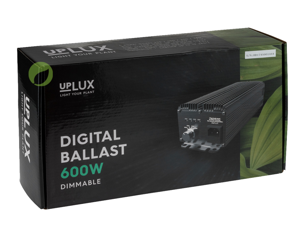 Electronic ballast 600W with a dimmer